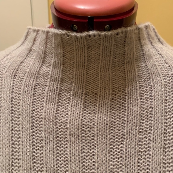 Shein Cozy Mock Turtleneck Sweater with knit balloon sleeves - Picture 5 of 9